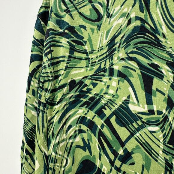 Topshop Psychedelic Satin Slip Midi Sleeveless Open Back Side Slit Womens Dress - Picture 11 of 15